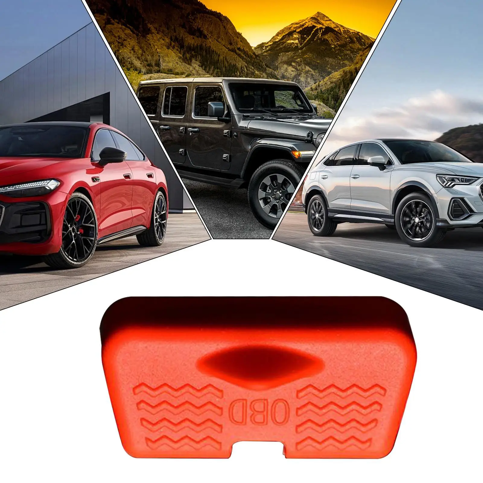 OBD Silicone Dust Cover Silicone Waterproof Anti-Theft Auto Accessories OBD Scanner Cover For SUV RV Vehicle Trip Travel Driver