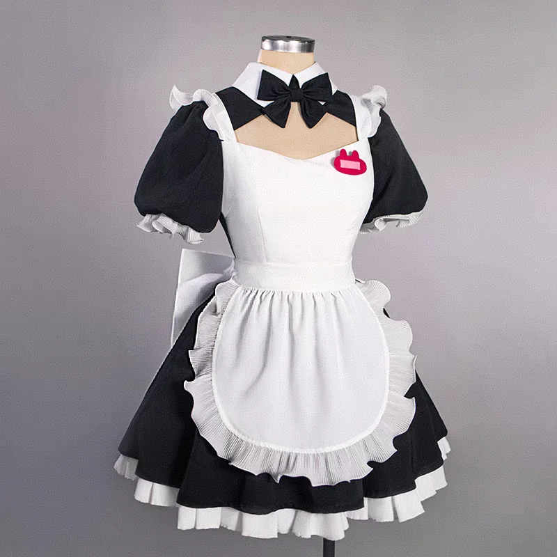 

Костюм для косплея Mikuu с кроличьими отверстиями, женское платье горничной, комплект униформы на Хэллоуин, карнавал, вечерние, одежда для ролевых игр