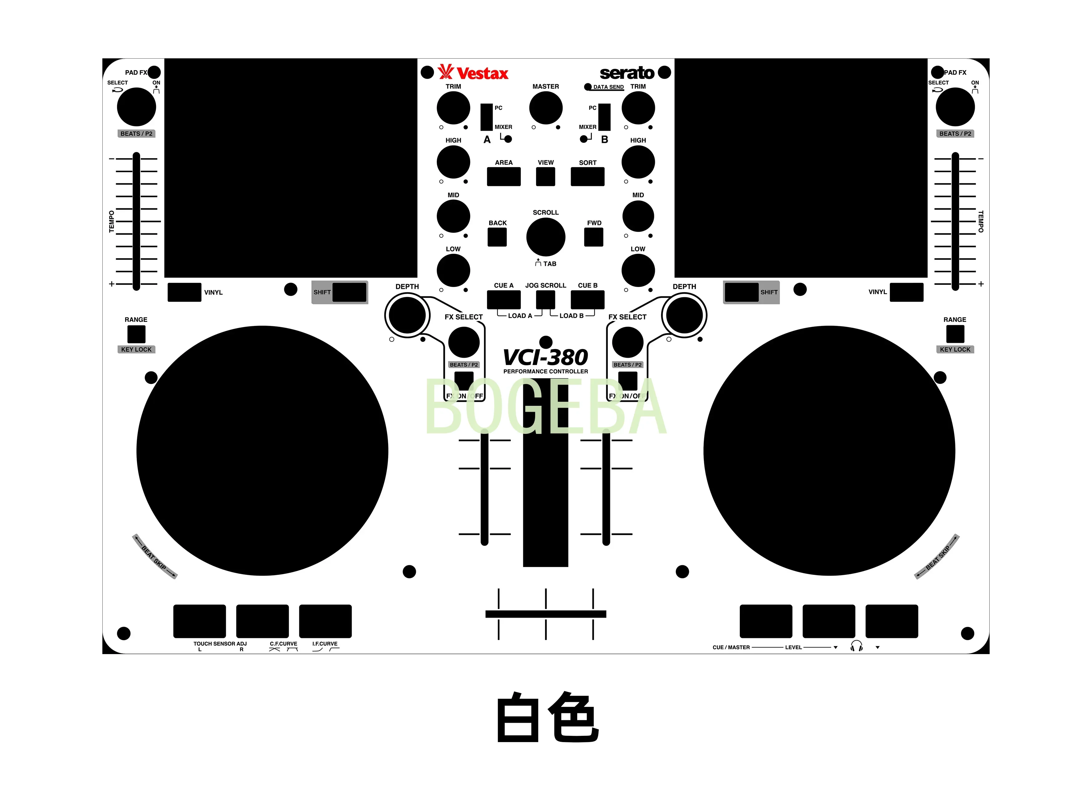 VCI-380 controller panel protective film colorful film and film can be customized according to individual needs