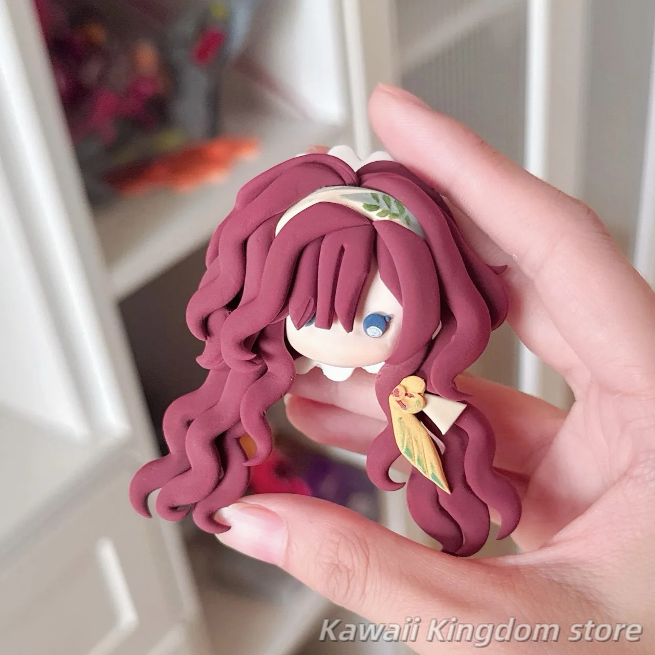 

Магнит на холодильник ручной работы из глины «Инсей: По хребту реки» (1999), подарок для фанатов аниме и косплея