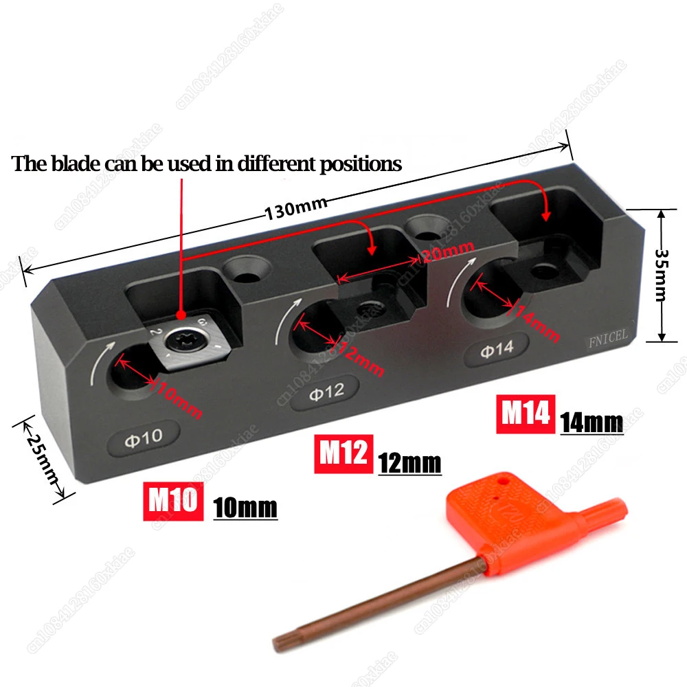 10Mm/12Mm/14Mm Plug Maker Jig Met Hardmetalen Messen Elektrische Boor Frezen Pluggen Ronde Stang Hulpgereedschap Houtbewerking Gereedschap Nieuw