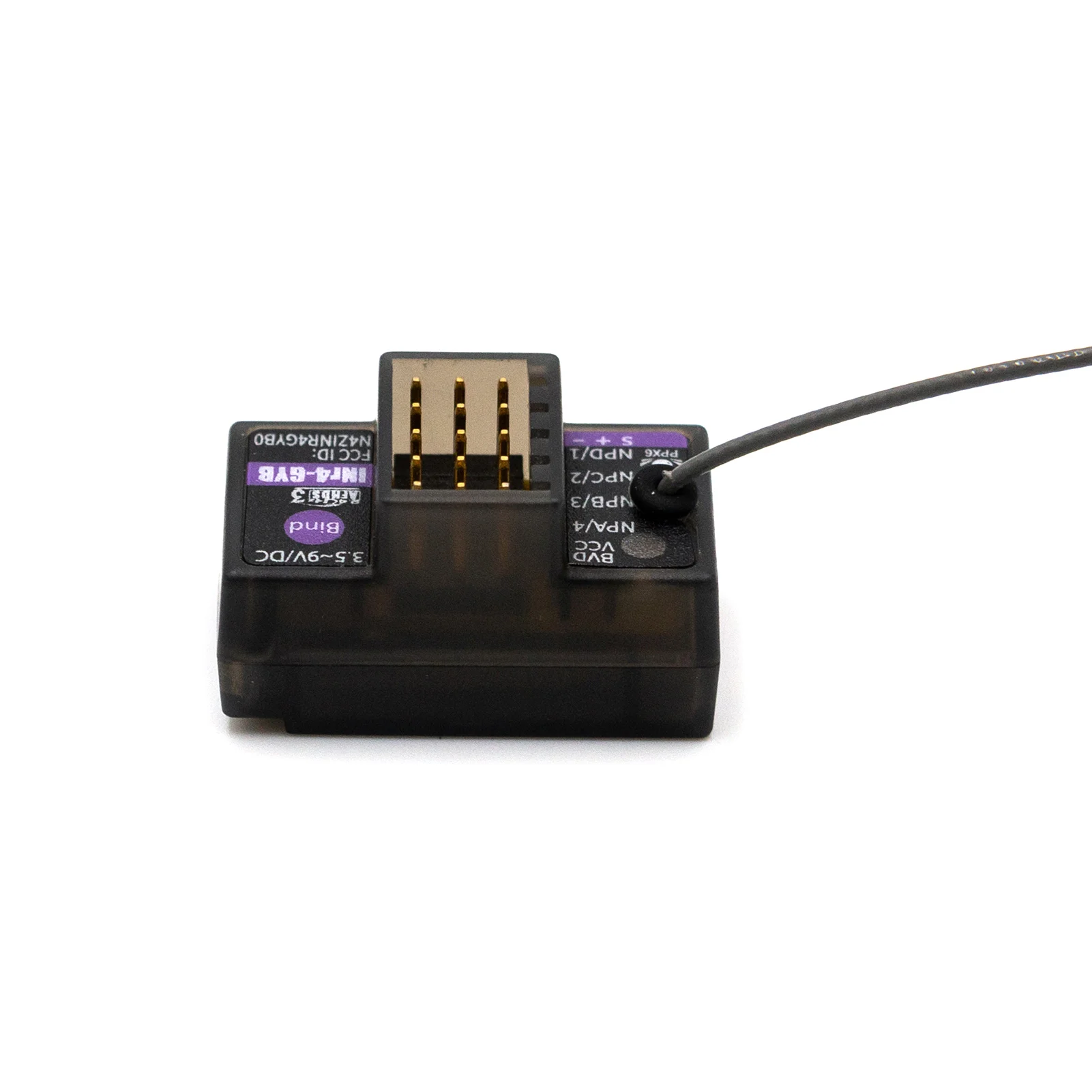 Flysky INr4 GYB-ontvanger 4 kanalen nobele NB4 gyro-ontvanger voor Flysky NB4 Noble Lite Noble Pro radiozender AFHDS 3 - afbeelding 2