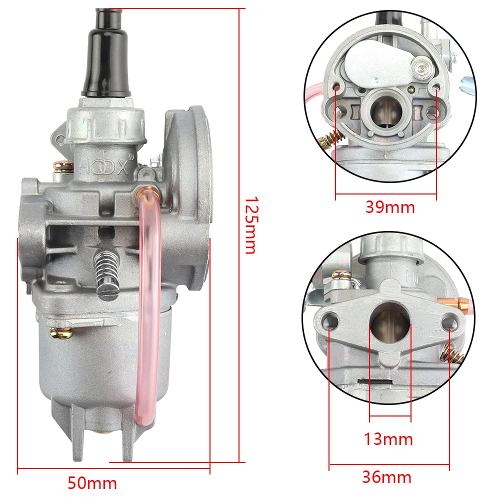 2 Stroke Carburetor Replacement Parts For 43cc 47cc 49cc Engine Mini Moto ATV Quad Dirt Pocket Bike Go Kart view 2