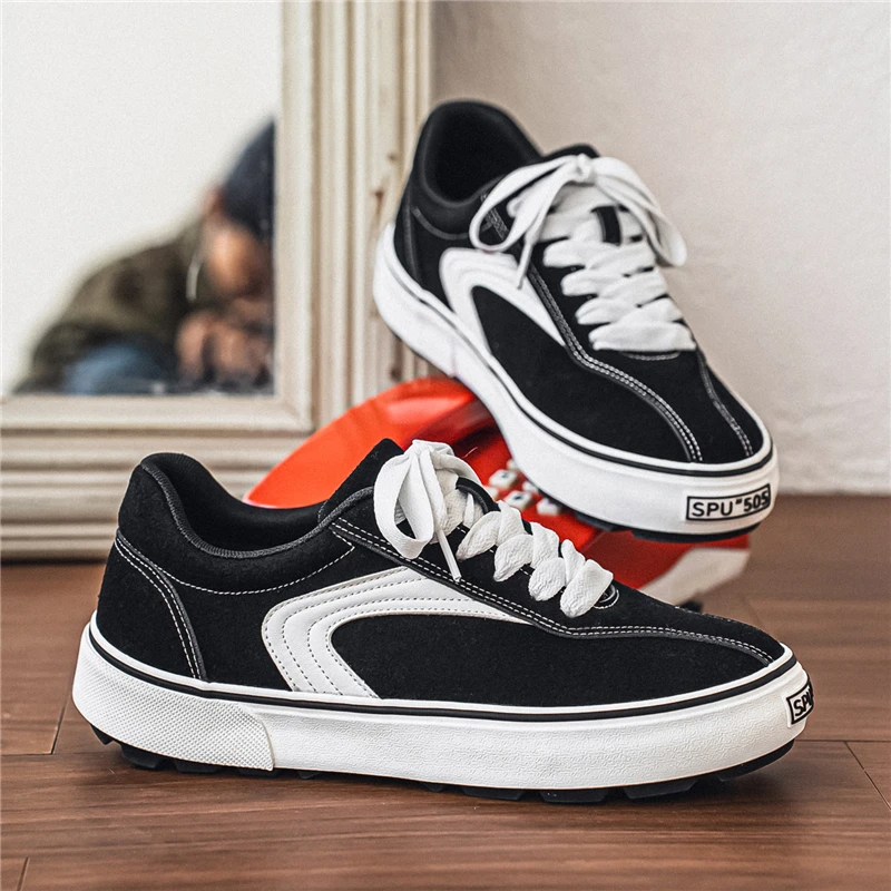 جديد 2025 أحذية التزلج الرجال الرياضة احذية الجري تنفس أحذية منصة فاخرة مريحة عادية ألعاب القوى أحذية رياضية الذكور F #1