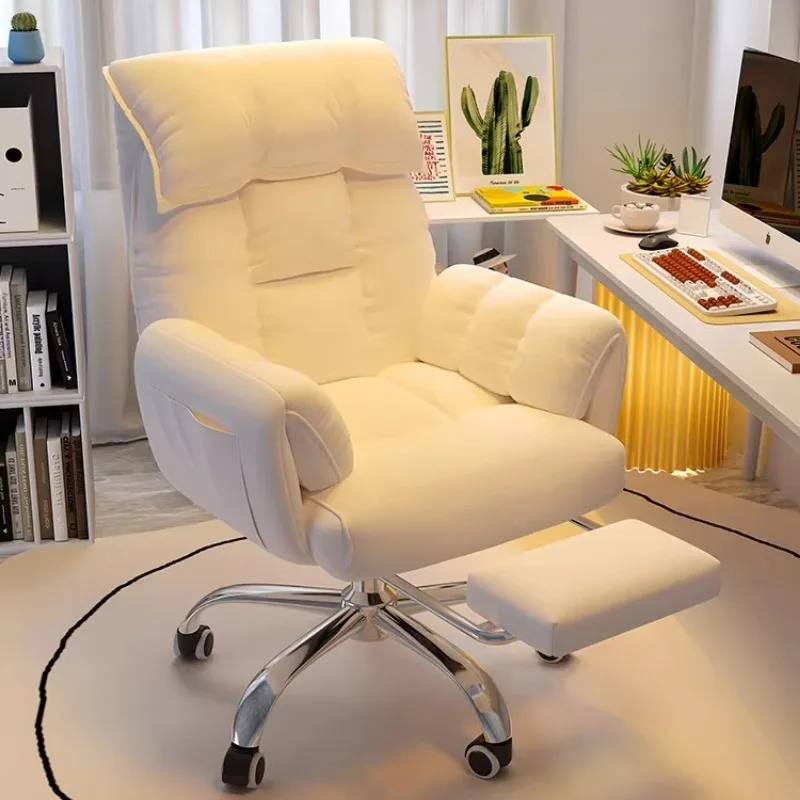 

Living Room Office Chair High Back Vanity Designer Bedroom Accent Office Chair Velvet Cadeiras De Escritorio Home Furniture