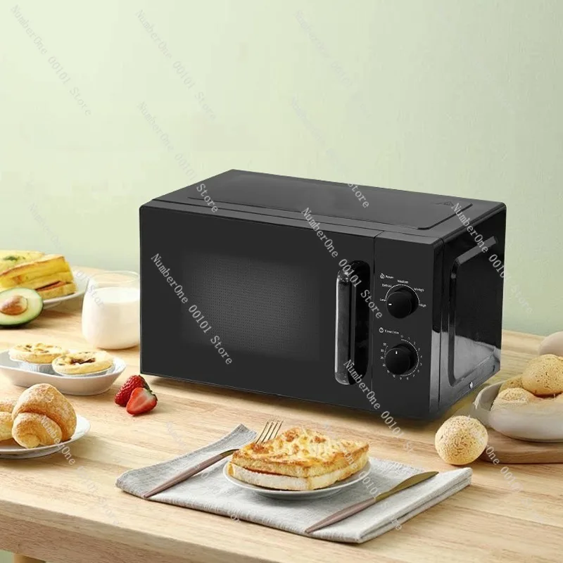 

20L Smart Microwave Oven, Home Mini Multi Function Mechanical Turntable, Efficient Cooking Heating Appliance