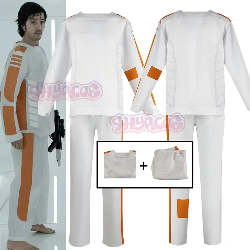 DY2025 أنيمي أندور سجين تأثيري بلوزات وسراويل زي الكبار تأثيري موحدة كينو لوي دعوى هالوين وتتسابق اكسسوارات الرجال ث