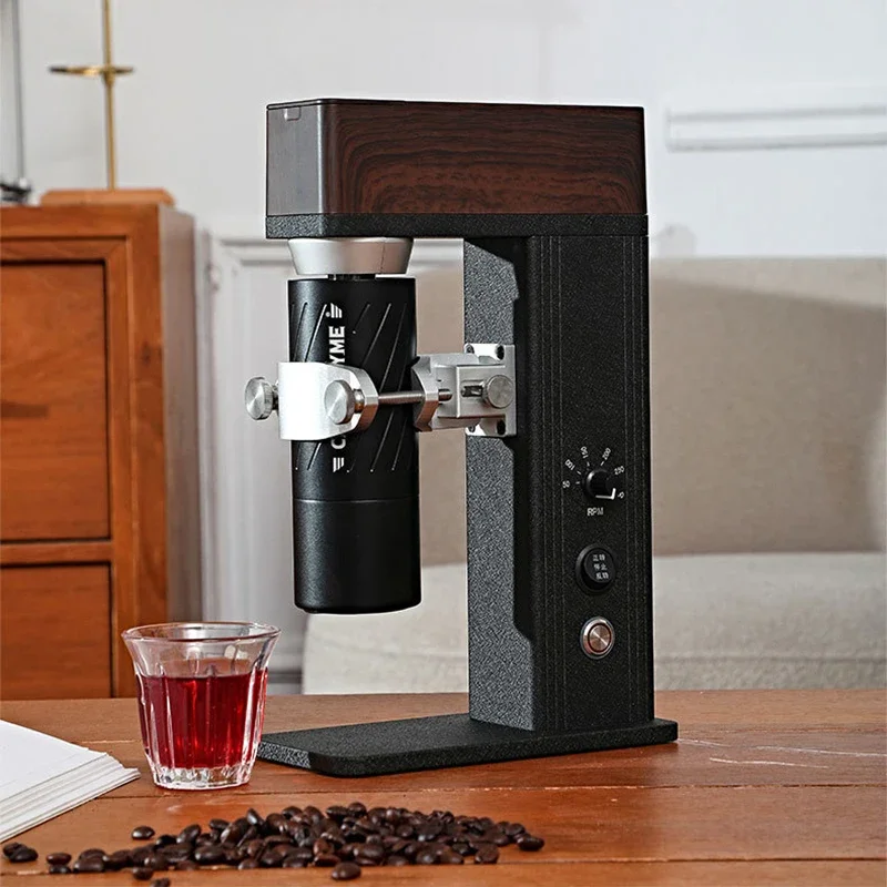 &Hand-Crank Coffee Grinder Electric Stand Grind Assist for Coffee Machines Manual Grinder Power Upgrade Electric Coffee Grinder