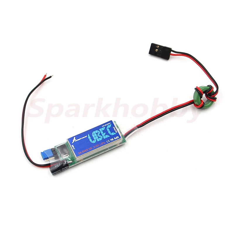 Hobbywing UBEC 3A 2-6S Lipo / 5A 2-8S Lipo Voltage regulation Power Supply Module Antijamming Suitable for RC Fixed Wing Drones