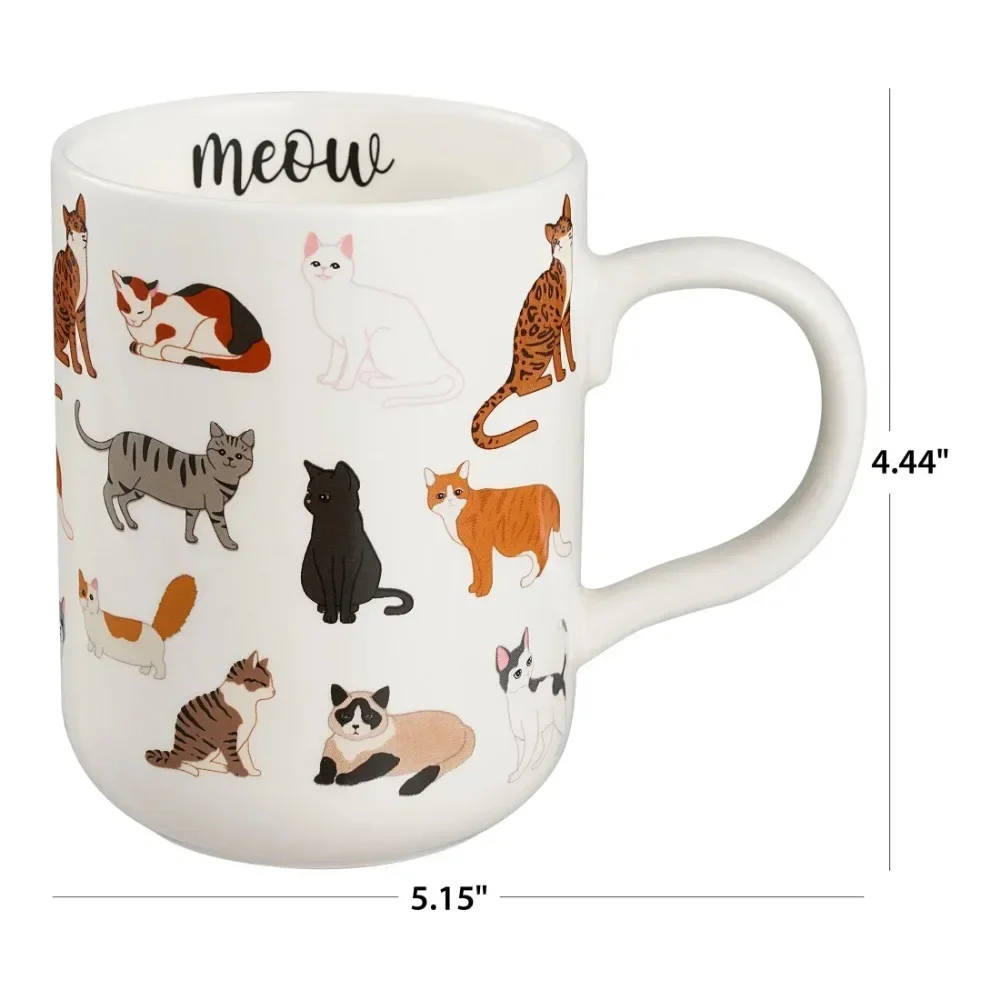 Tasse pour chat en grès de 16,06 oz