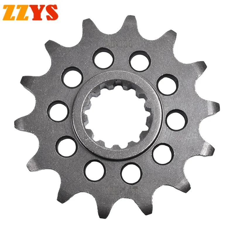 525 14T 14 Tooth Front Sprocket Gear Staring Wheel Cam For Triumph Road 600 TT 2000-2003 600 Daytona 600 Speed Four 2003-2005 04