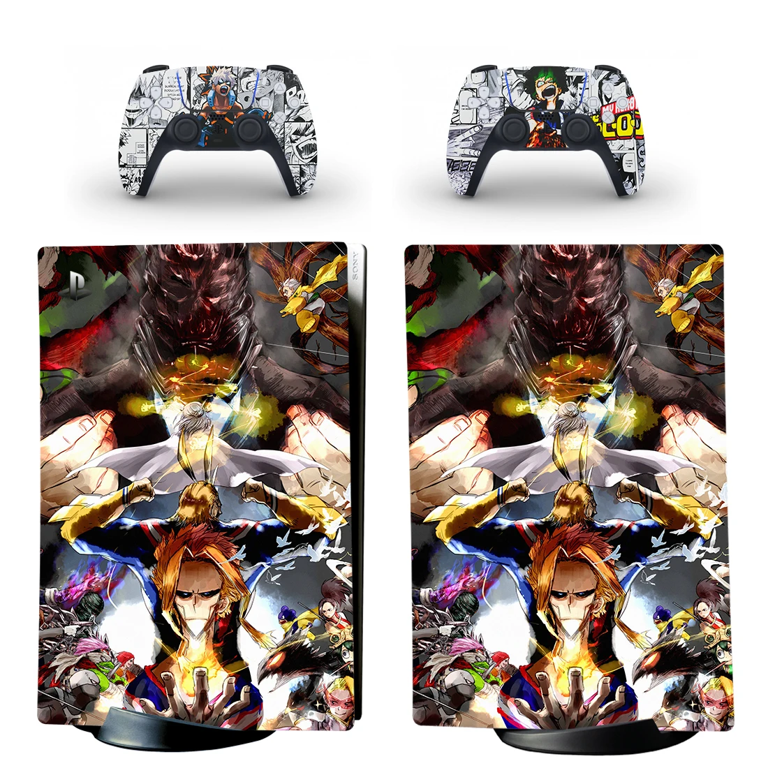 skin-adesivo-digital-para-console-e-2-controladores-skins-vinil-decalque-capa-my-hero-academia-anime-ps5