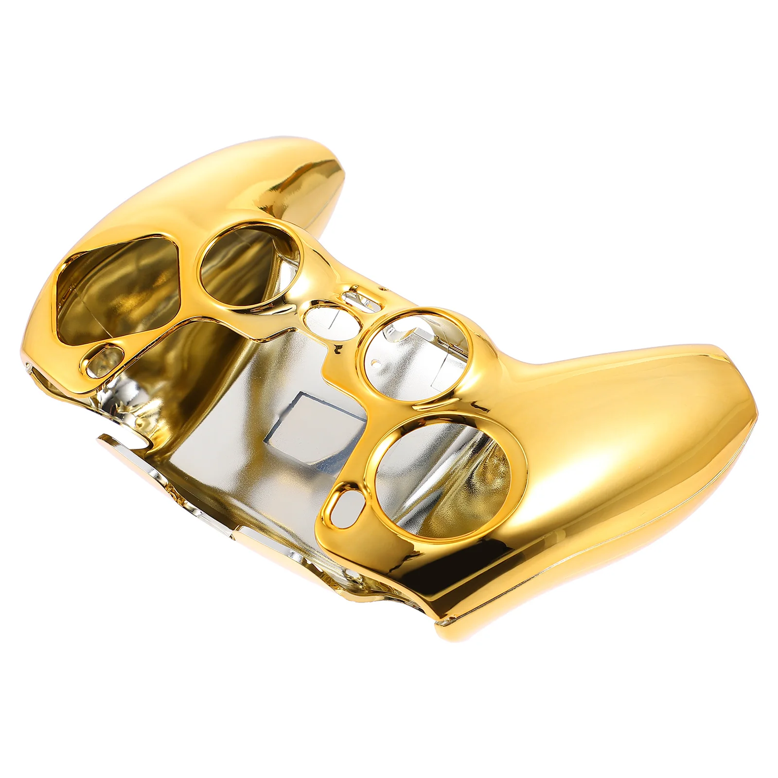 

1Pcs Gamepad Protective Cover Electroplated Gold Durable Plastic Protector Comfortable Fit Easy Disassembly Practical Gamepad