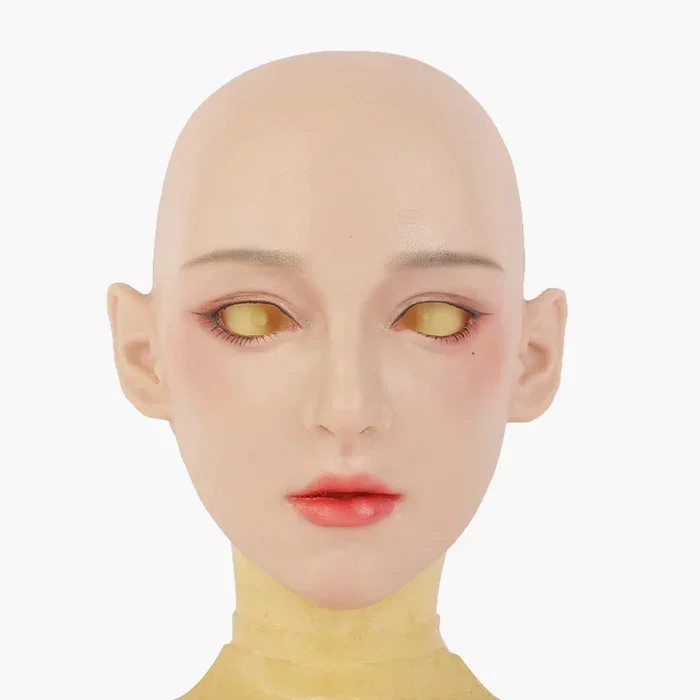 Masker Wanita Silikon SecondFace Devil 'Invidia' (F02) - 2 Jenis, Desain Realistis