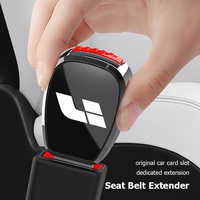 1Pcs Car Emblem Seat Belt Clip Adjustable Extension Plug Interior Accessories For Leading Ideal LiXiang L9 L8 L7 L6 ONE MEGA