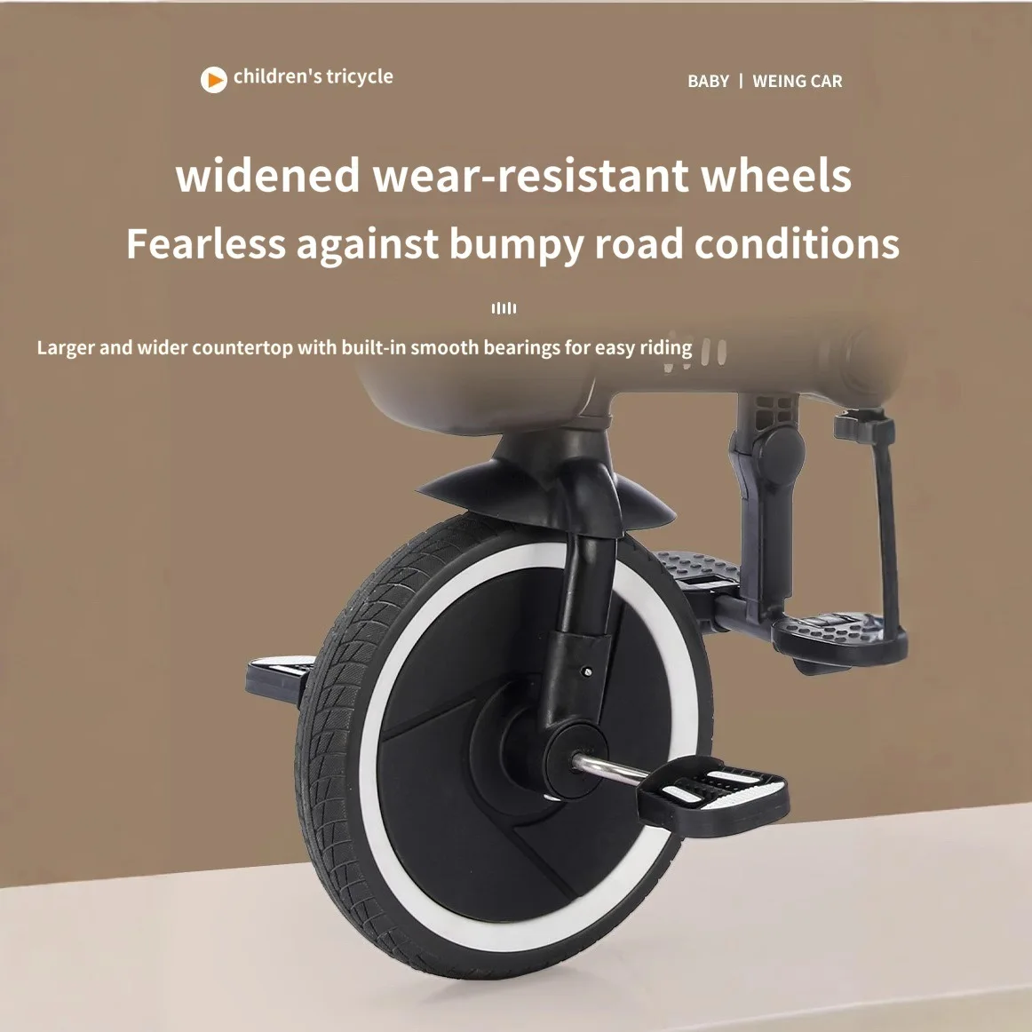 Child Tricycle Foldable Baby Stroller 1-6 Years Old Baby Pedal Stroller Lightweight Child Stroller Trike