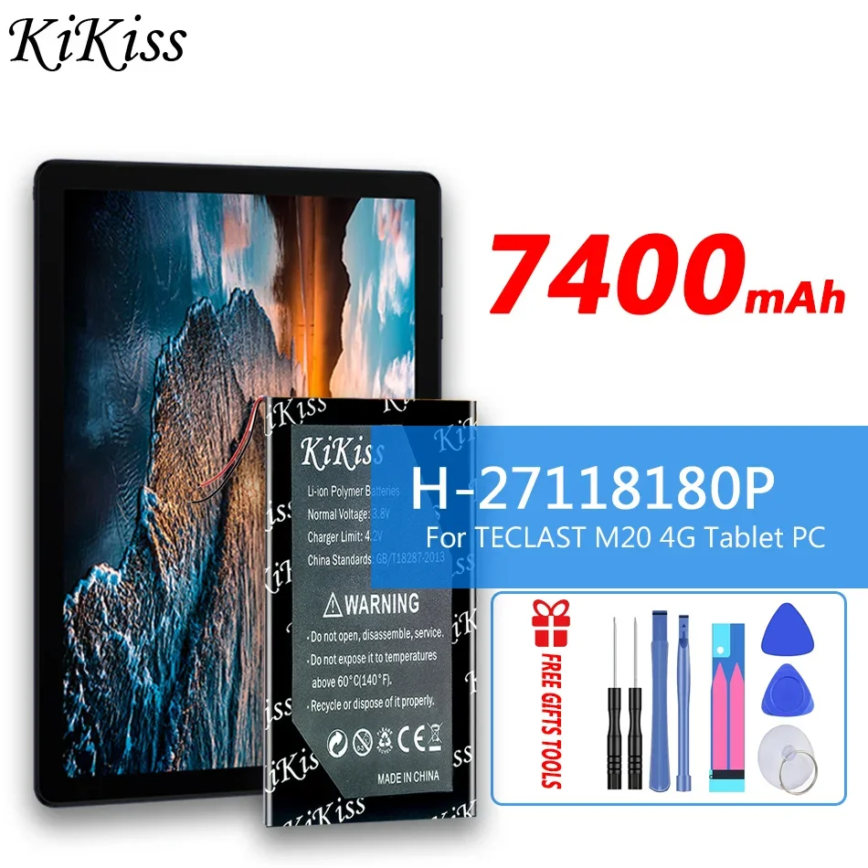 

Аккумулятор 7400 мАч KiKiss Φ H27118180P для планшета TECLAST M20 4G