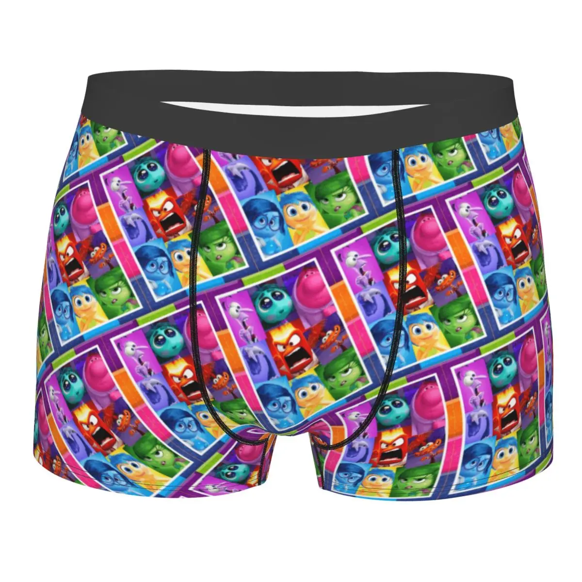 

Нижнее белье с героями мультфильмов на заказ, мужские трусы-боксеры с принтом, шорты, дышащие трусы