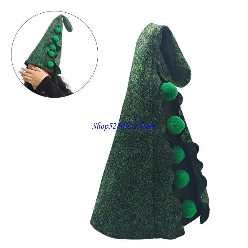 

634C Halloween Enchanting Pea Hat Unique Pea Men Women Retro Costume Cosplay