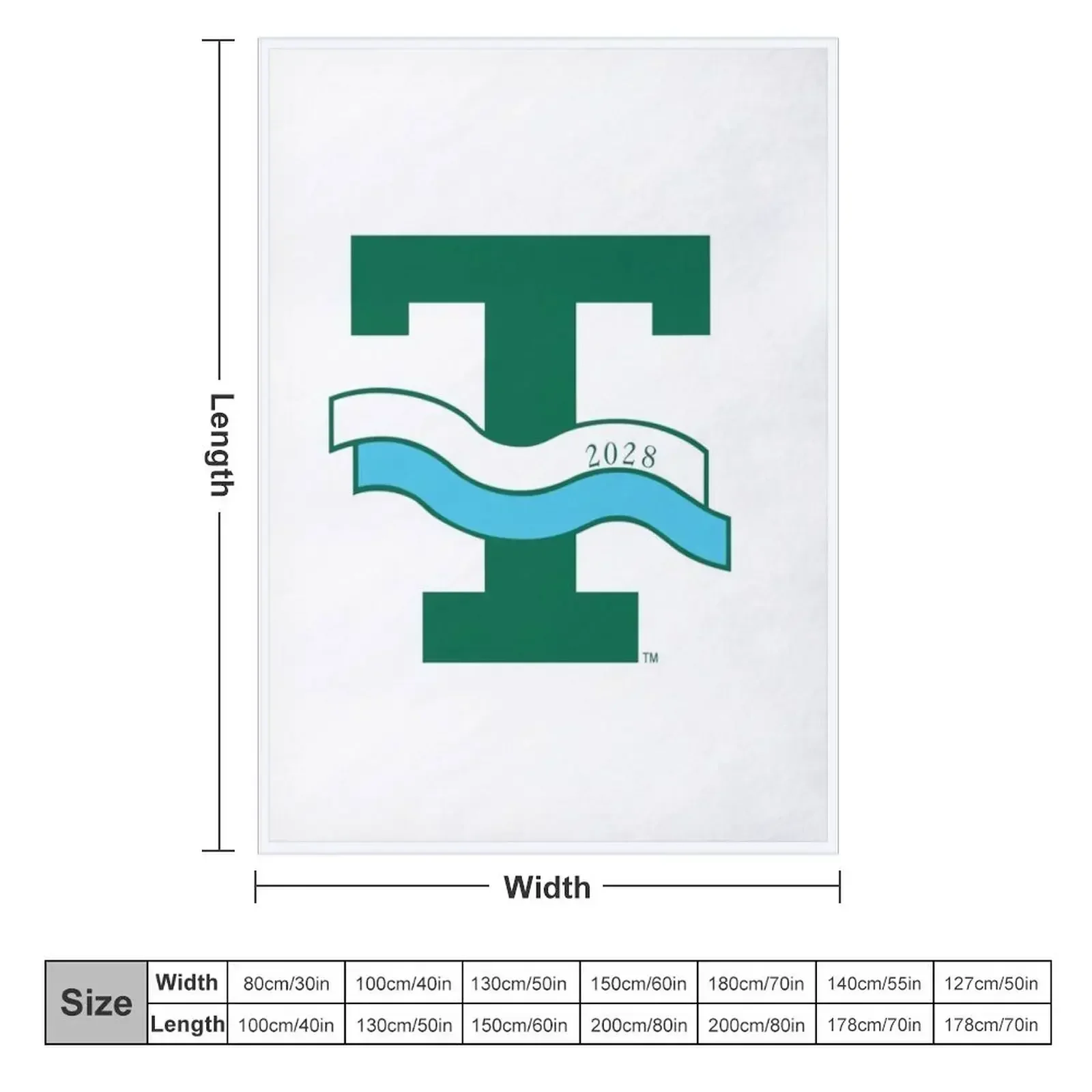 Tulane 2 Throw Blanket For Baby Summer Beddings Blankets For Bed Custom Blankets