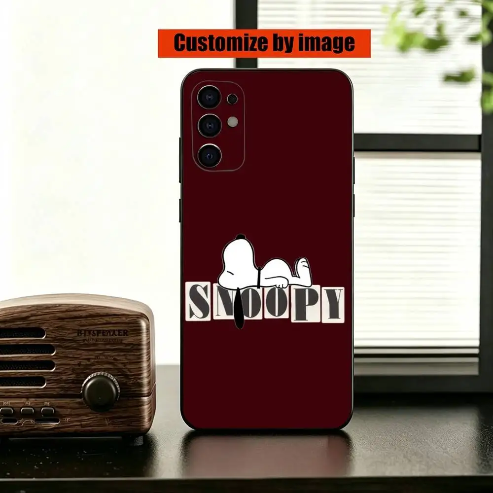 Cute S-Snoopys Gift Cartoon   Phone Case For Samsung S25,S24,S21,S22,S23,S30,Ultra,S20,Plus,Fe,Soft Silicone Black Cover view 6