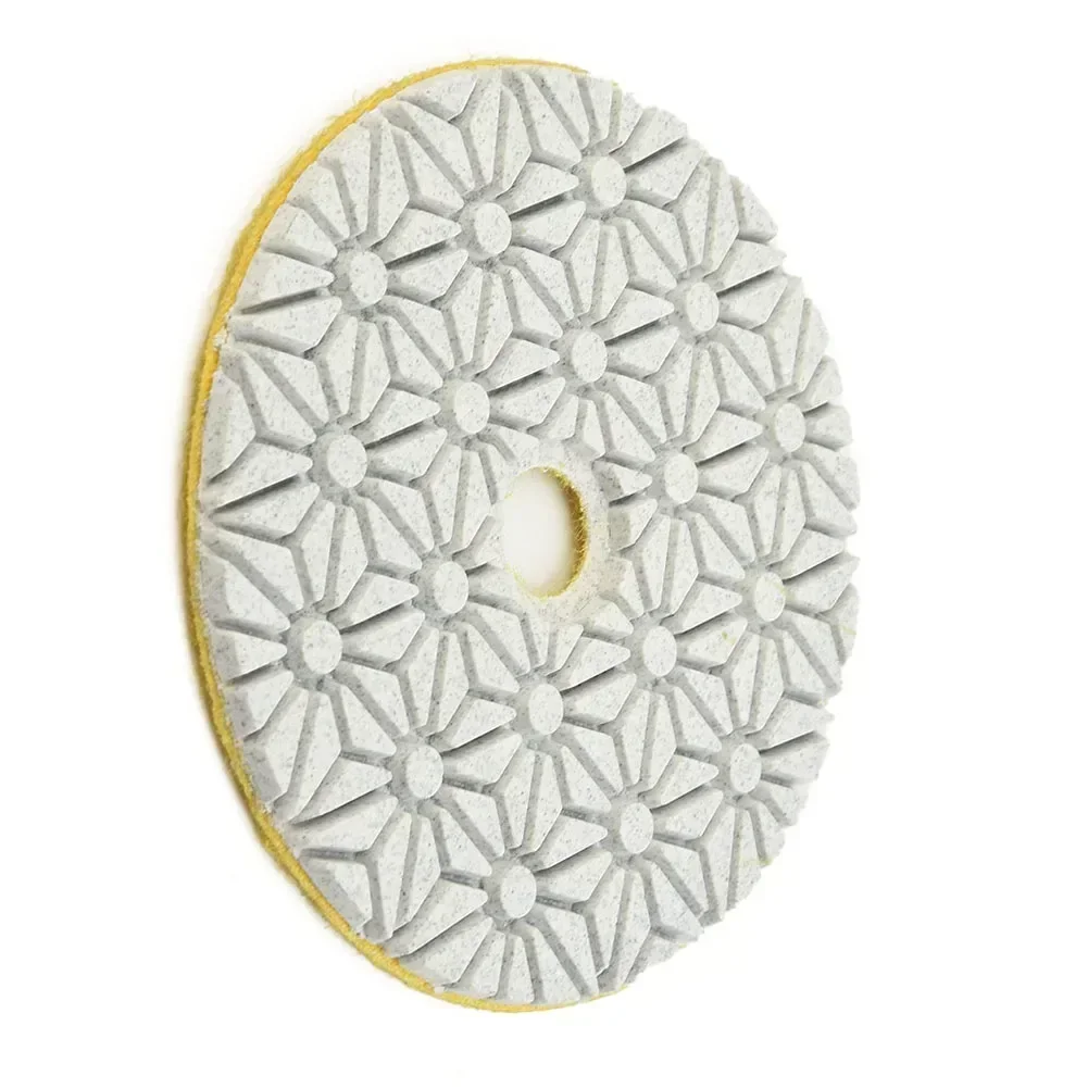 Imagem -05 - Polegada 100 mm Seco Molhado Diamante Passo Almofada de Polimento Ferramentas de Polimento de Granito Almofadas Disco de Lixa Polimento Granito Mármores Disco 1pc