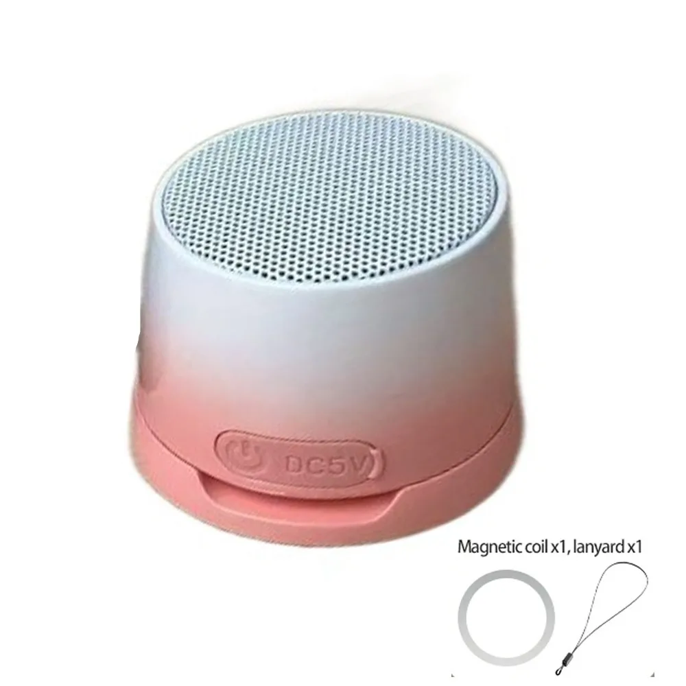 

Bluetooth 5.3 Magnetic Mini Speaker Deep Bass HD Sound RGB Light Speaker Anti Lost Compact Design Portable Sound Box Outdoor Use