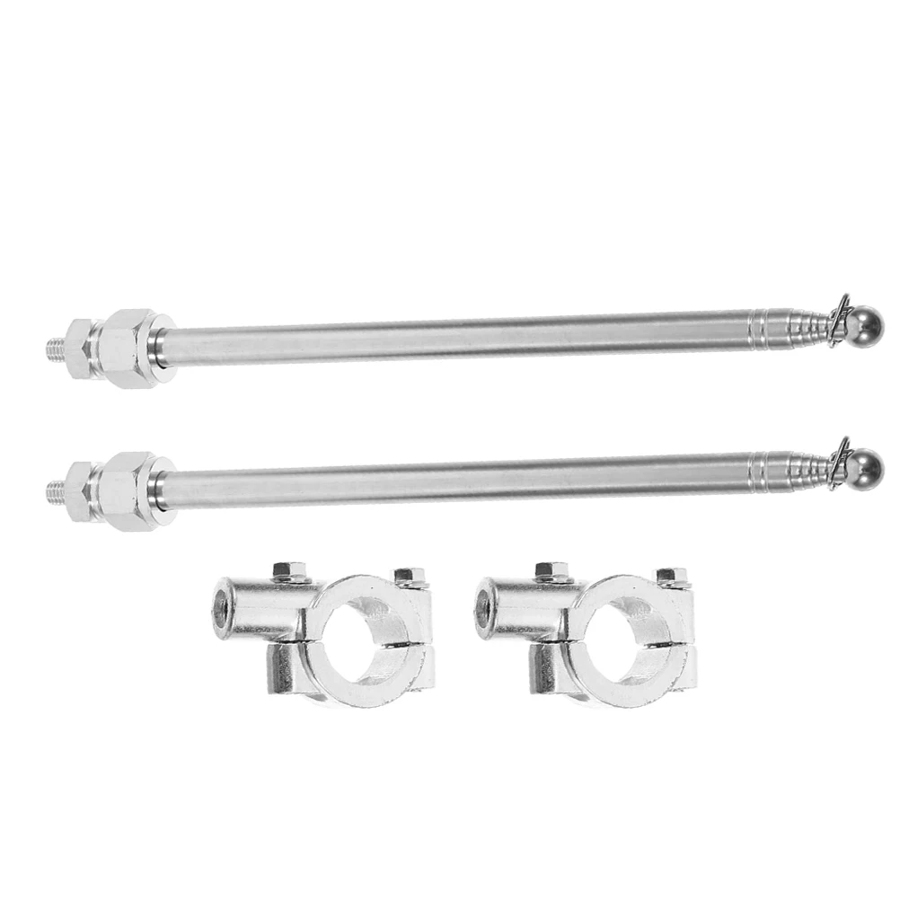 

2pcs Motorcycle Flagpole Bike Mount Flagpoles Aluminum Alloy Telescopic Durable Easy Installation For Motorcycles Bicycles