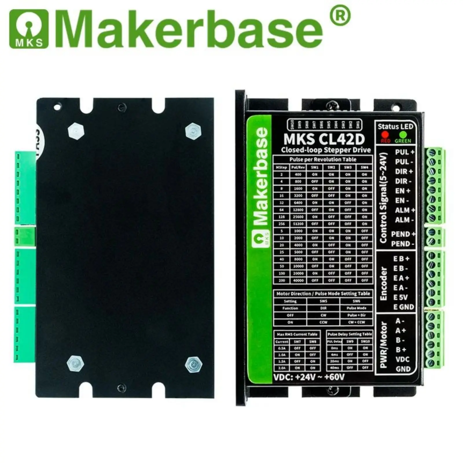 Imagem -04 - Makerbase Circuito Fechado Stepper Driver com Codificador Mks Cl57d Nema23 Impressora Cnc 3d Baixo Calor Alto Torque