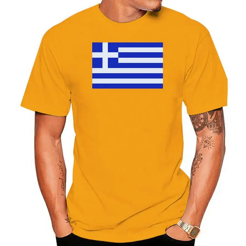 Greece Greek Flag Adults Mens T Shirt 12 Colours Size S - 3Xl Vintage Tee Shirt