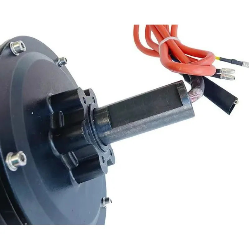 13-16 Inch 100N.m External Hub Motor Brushless Toothless Unilateral Shaft Low Speed High Torque TrolleyGoods in stock