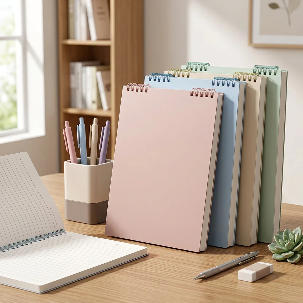 Spiral Notebook, Quality University Books with Perforated Paper - Thick Horizontal Lines, for Note-Taking And Study Organization