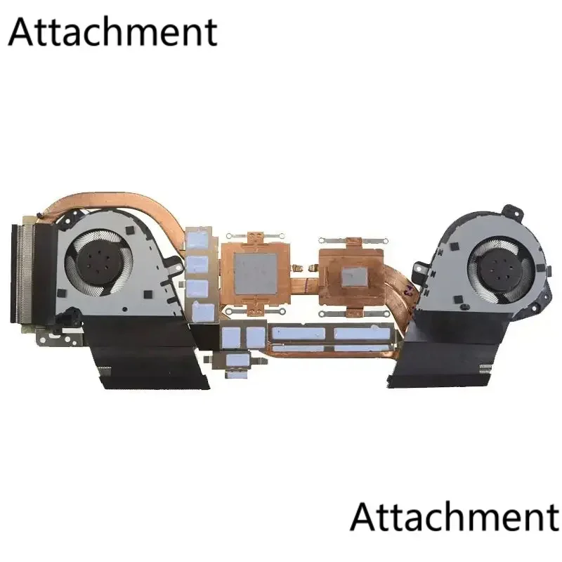 

Радиатор процессора, графического процессора, вентилятор, тепловой модуль для ASUS ROG Zephyrus G15 GA502 GA502IU 13NR03V0AM0101