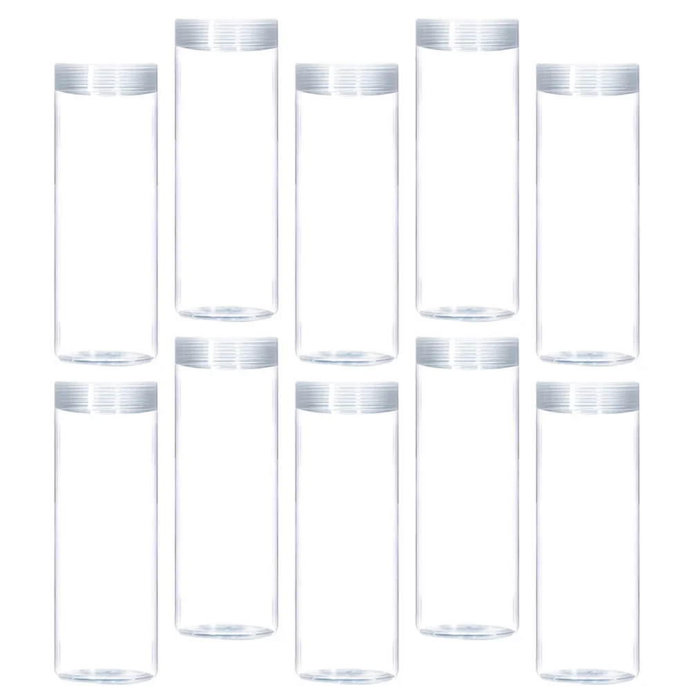 Quarter Storage Tubes 27mm Diameter Transparent Coin Barrel Full Roll Loose Protection (27mm Half Barrel) 10 Pieces