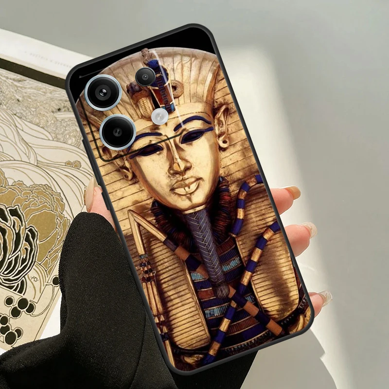 Egypt Egyptian Pharaoh Case For Xiaomi Redmi Note 13 12 11 9 10 14 Pro 9S 10S 11S 12S Redmi 13C 10C 12C 14C Cover