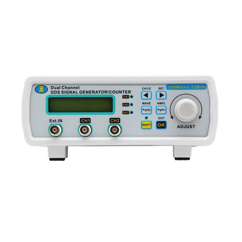 Arbitrary Wave Signal Source Generator Counting Frequency Meter Full CNC DDS Dual Channel As Shown ABS With US Plug-Hot