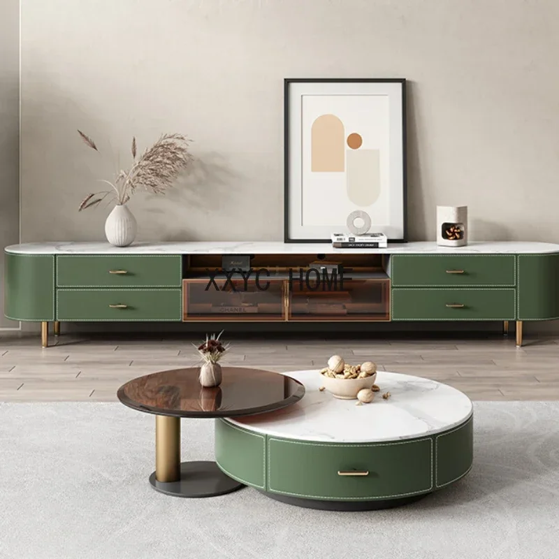 

Simple Organizer Coffee Tables Storage Irregular Patio Round Side Table Bedroom Antique Mesa Auxiliar Home Decorations