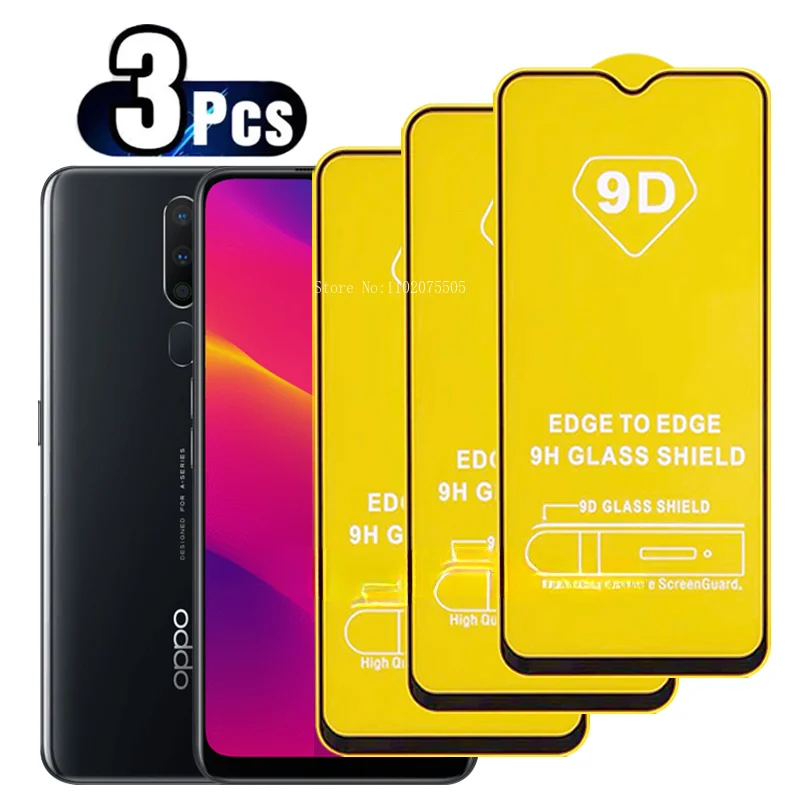 3PCS Anti-burst Protective Glass for OPPO A5 A8 A9 2020 Screen Protector for OPPO A38 A78 A96 A92 A91 A11 A53 A73 A72 A52