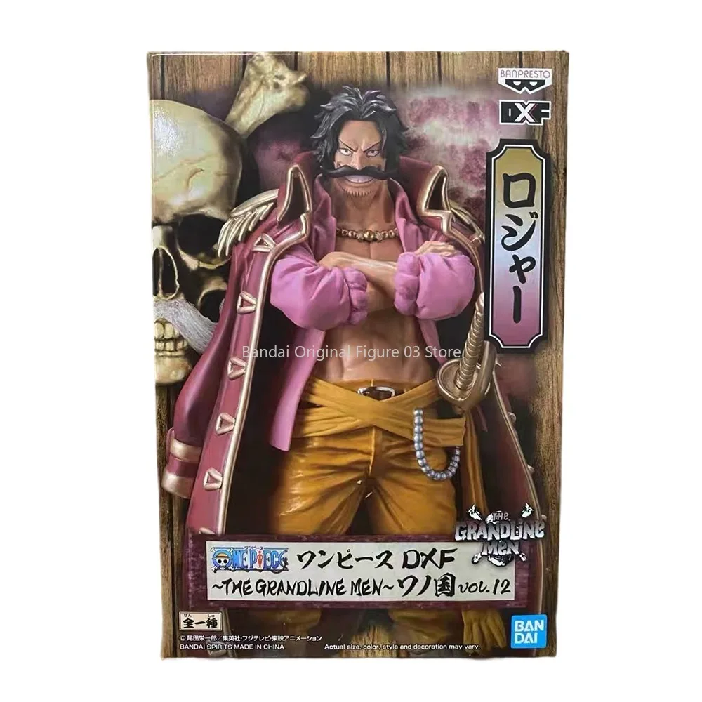ของแท้ Banpresto One Piece DXF 17 ซม.Gol D Roger Wanno ประเทศ PVC Action Figure อะนิเมะรุ่น Figurines ของเล่นของขวัญ