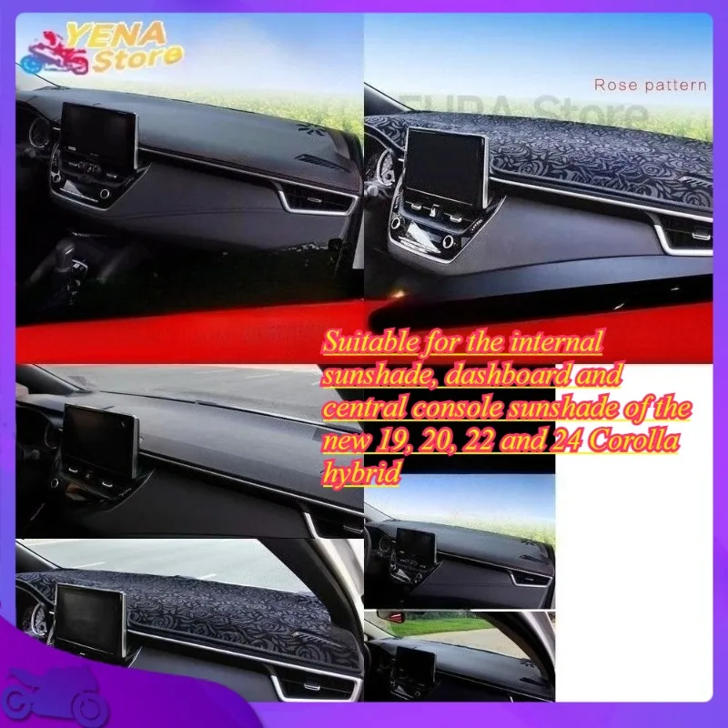 

Подходит для нового Raylink внутреннего солнцезащитного козырька, приборной панели и центральной консоли солнцезащитного козырька нового гибрида Corolla 19-24