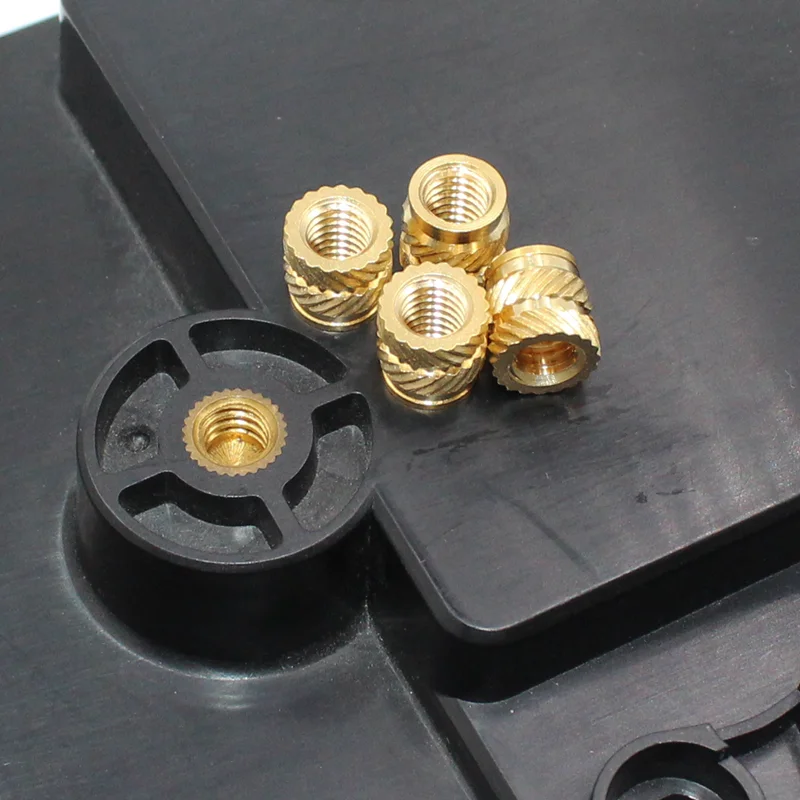 900/550/200Pcs M2 M2.5 M3 M4 M5 M6 Hot Melt Heat Injection Molding 3D Print Brass Copper Embed Knurled Insert Nut