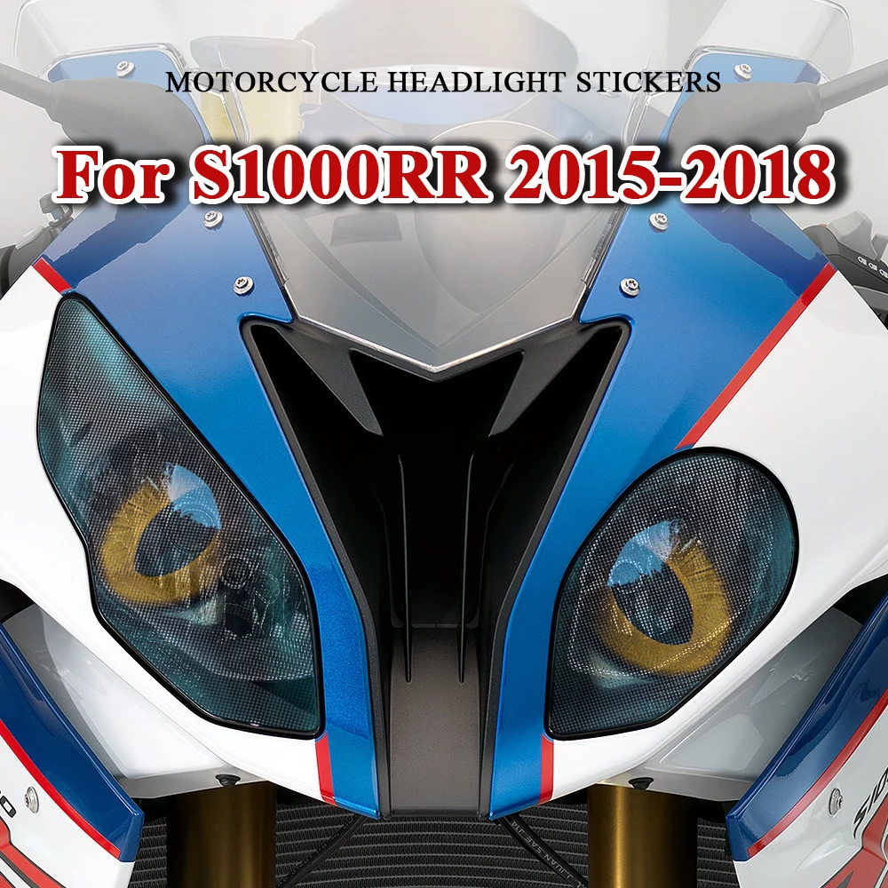 

Motorcycle Headlight Stickers Accessories For BMW S1000RR S 1000 RR S1000 1000RR 2015 2016 2017 2018 Waterproof Headlamp Decals