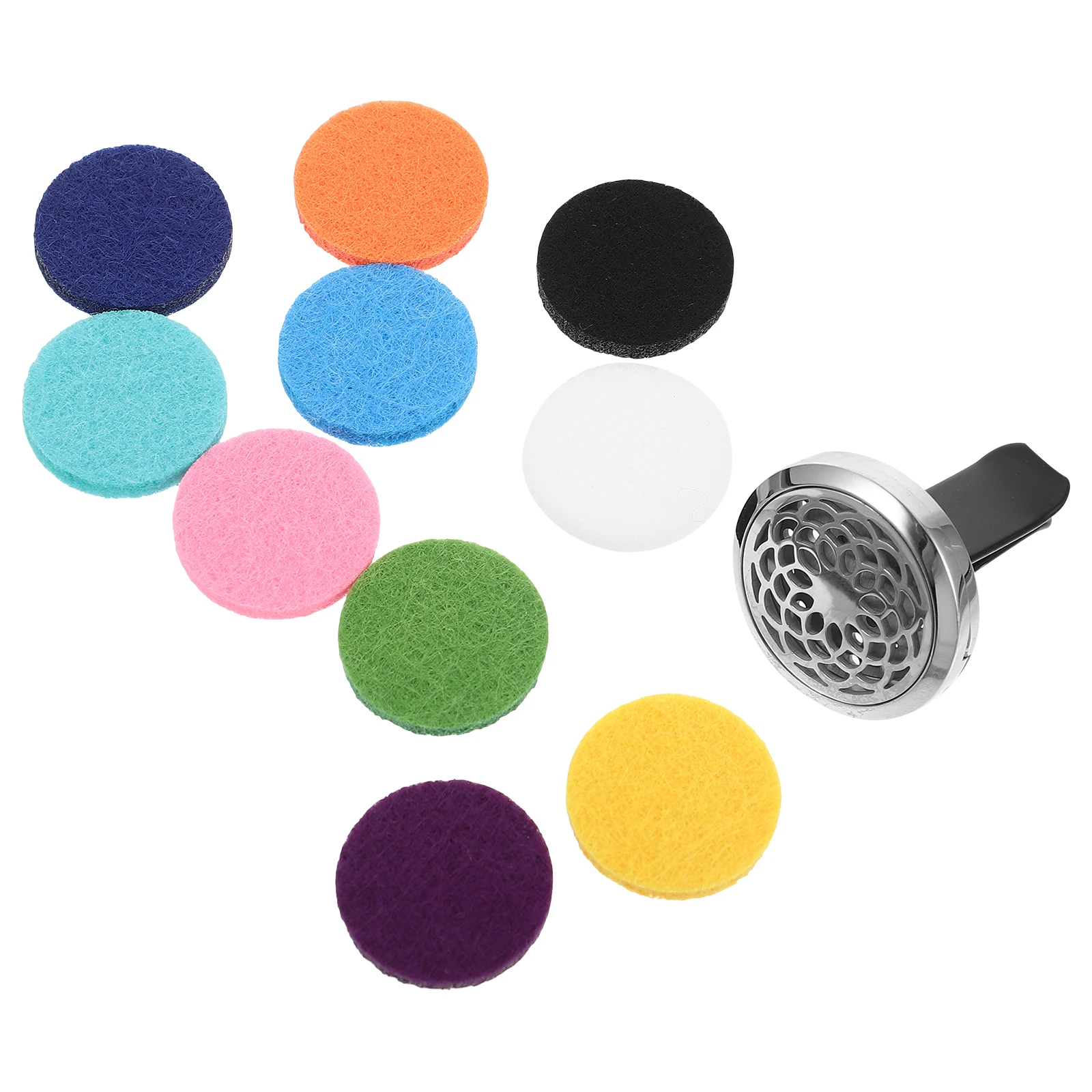 

Essential Oil Car Aromatherapy Diffuser Vent Clip Stainless Steel Air Freshener Clips for Auto Car Perfume Decor