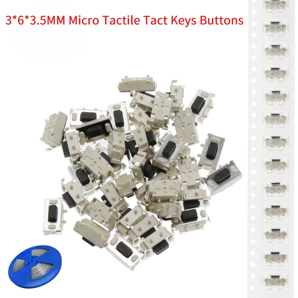 （2000個-トレイ）3-6-35mm-3-6mm-33mm-35mm-38mm-43mm-5mm-マイクロタクタイルタクトキー-ボタン-smd-プッシュサイドボタンスイッチ-3x6x35