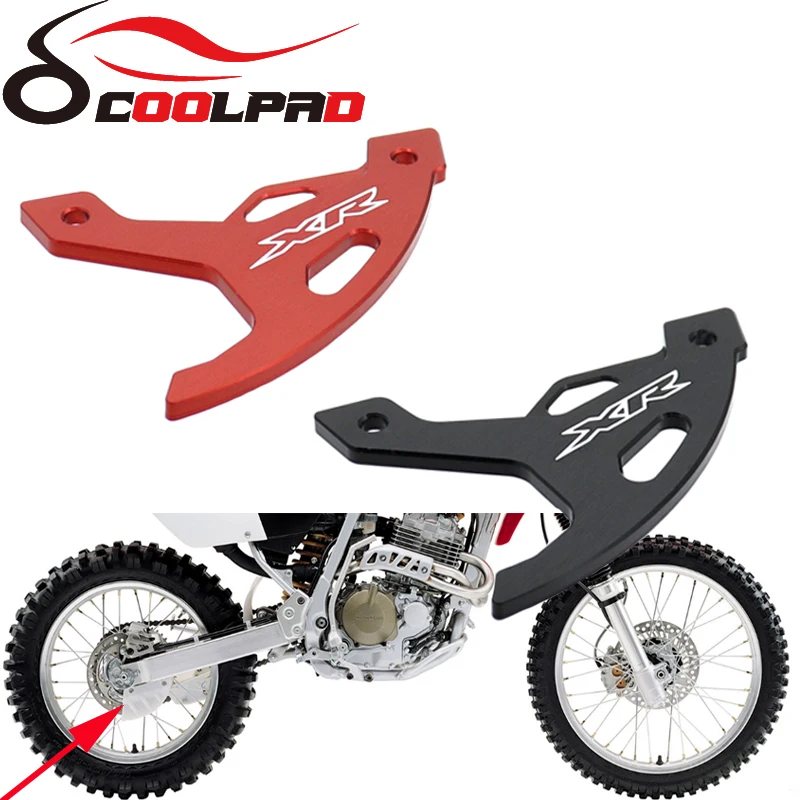 Защитная крышка заднего тормозного диска ротора для HONDA XR250 90-04 XR600R 91-00 XR400R 96-04 XR650L 93-22 XR 250 600R 650L