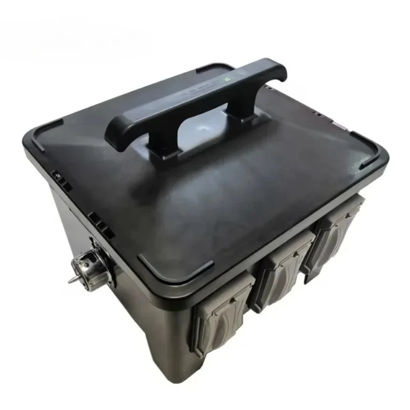

Industrial Electric Power Distribution Socket Box With 20A Duplex GFCI Receptacles