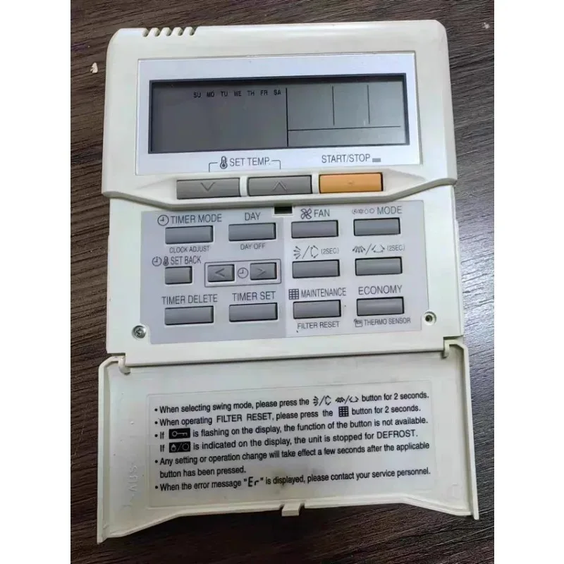Air Conditioner Wire Controller Replacement Control Panel Fit AR-WAC1E1 UTY-RNKYT Tmini Series Air Conditioning Repair Parts