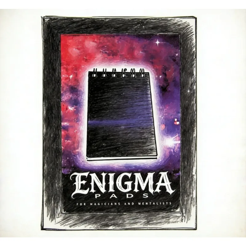 Truco de Magia Enigma Pad de Paul Romhany – Ilusión de Mentalismo a Primera Vista, Gimmick de Profecía, Accesorios para Magos, Juguete FISM Profesional