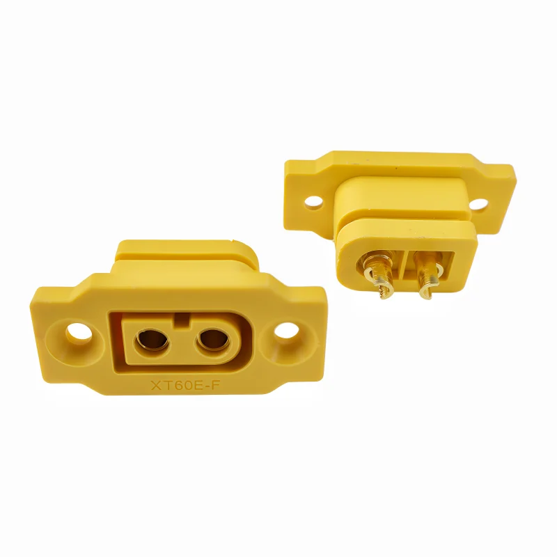Wholesale XT60E-F Female Plug Large Current Gold/Brass Ni Plated Connector Power Battery Connecting Adapter for RC Model