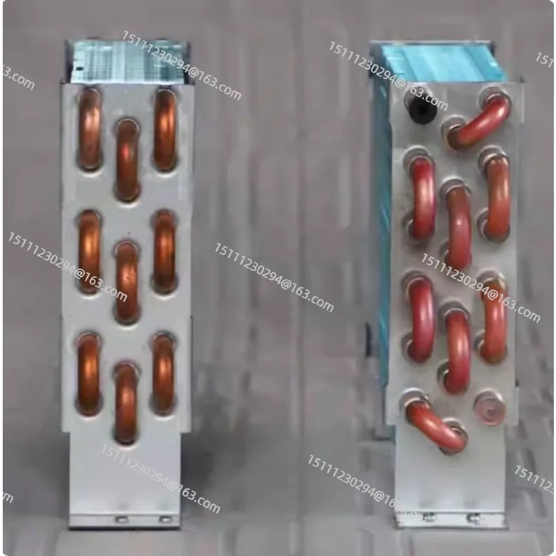 

CP3x6x120 miniature mini condenser air-cooled copper tube finned radiator with fan refrigerator evaporator